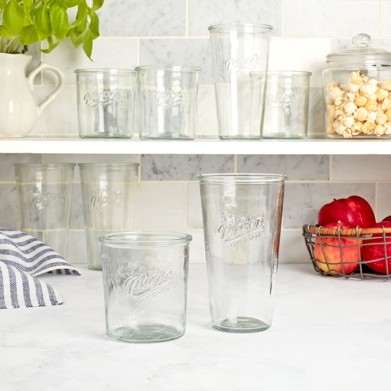 Mason Craft & More 8pk Glass Tumbler Set & Reviews | Wayfair